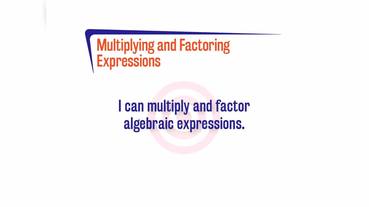 FL 3.8.3 Multiplying and Factoring Expressions