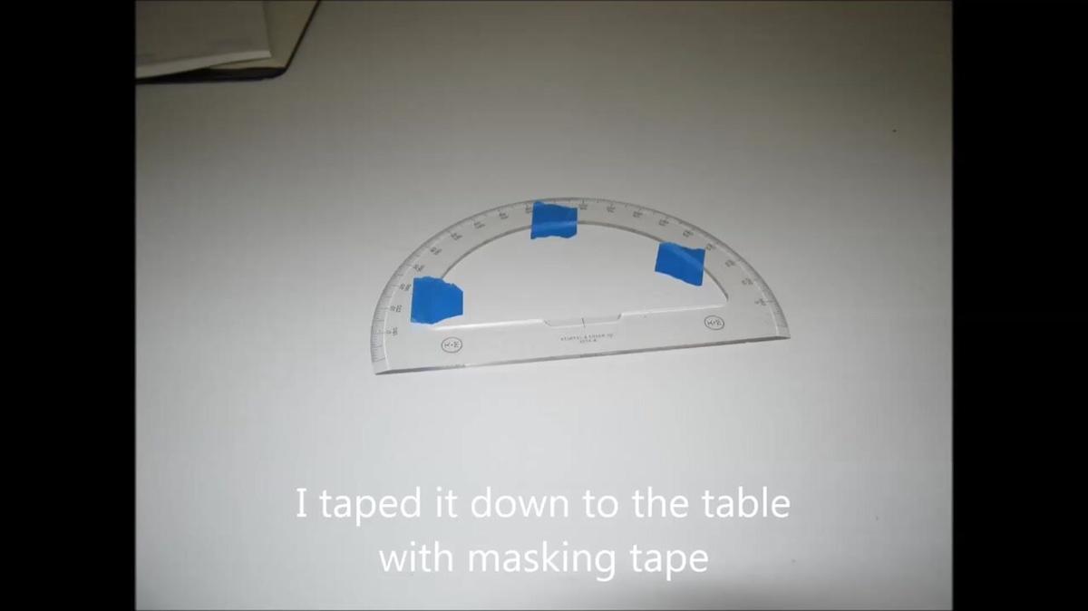tracing out an actual plastic part