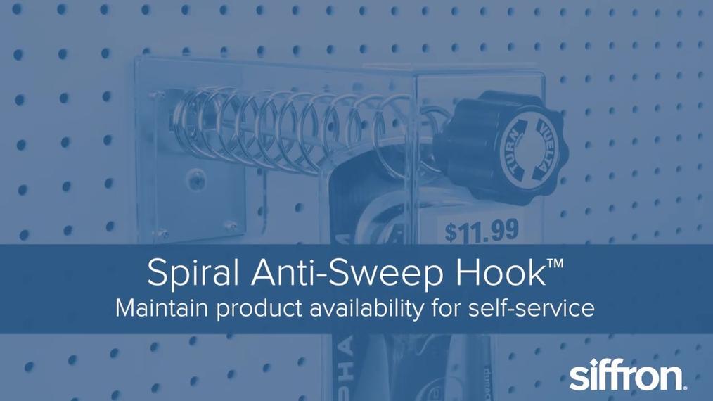 Spiral Anti-Sweep Hook™