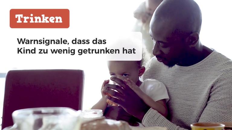 Warnsignale, dass mein Kind zu wenig getrunken hat