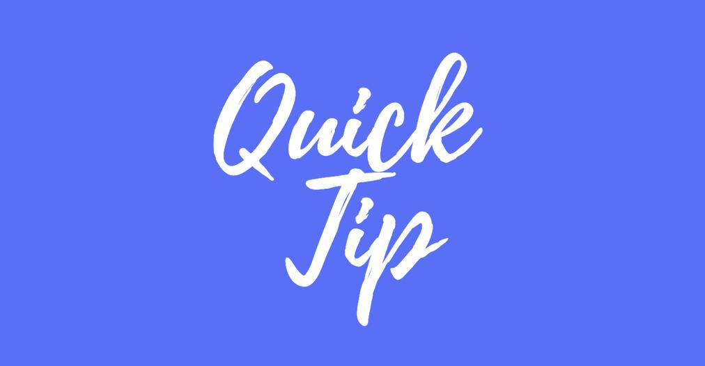 Drag and Drop Question Tip