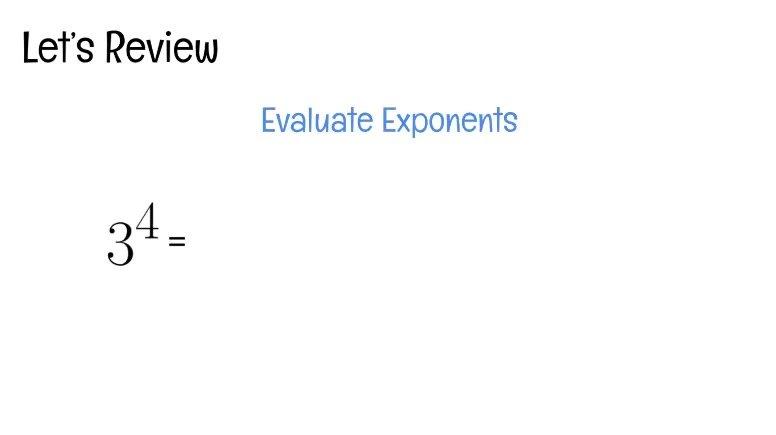 Review - Evaluate Exponents Example.mp4