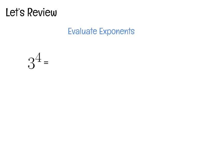 Review - Evaluate Exponents Example.mp4