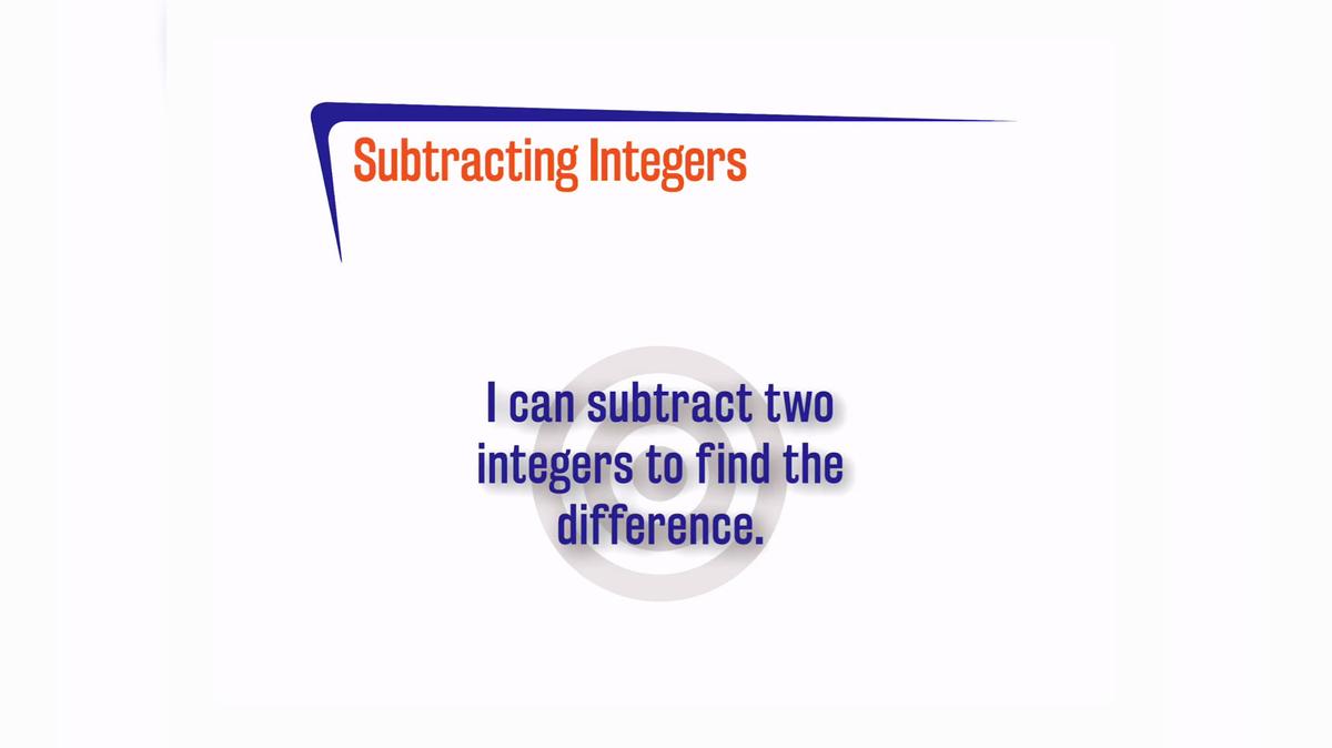 FL 2.1.3 Subtracting Integers