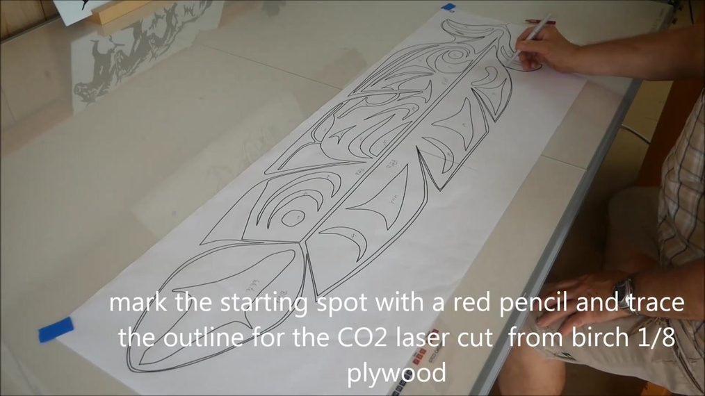 creating feather art a vinyl application and co2 laser cut