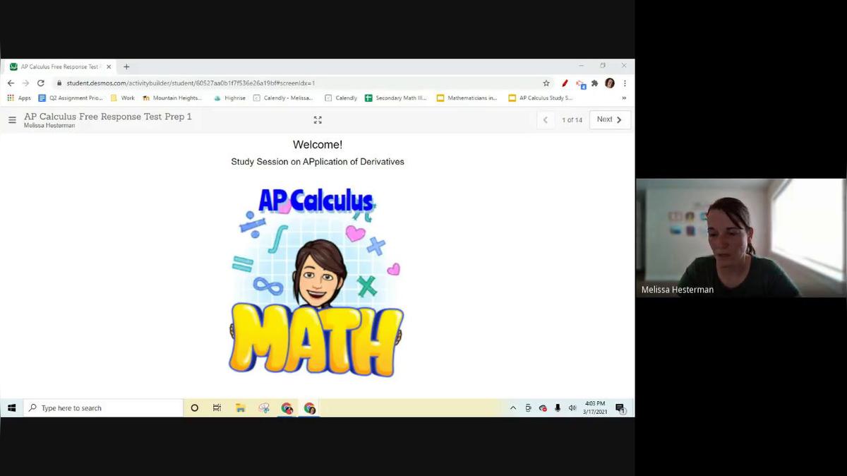 AP Calculus Live Session AP Test Prep
