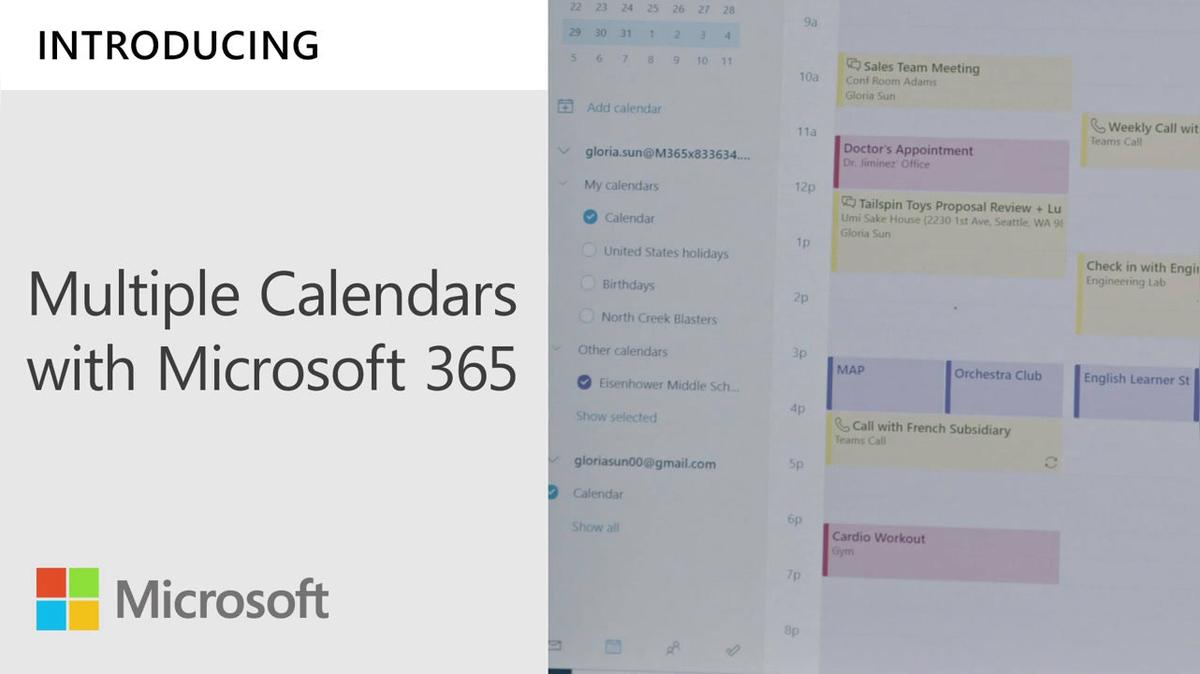 Maintain structure with calendars in Outlook