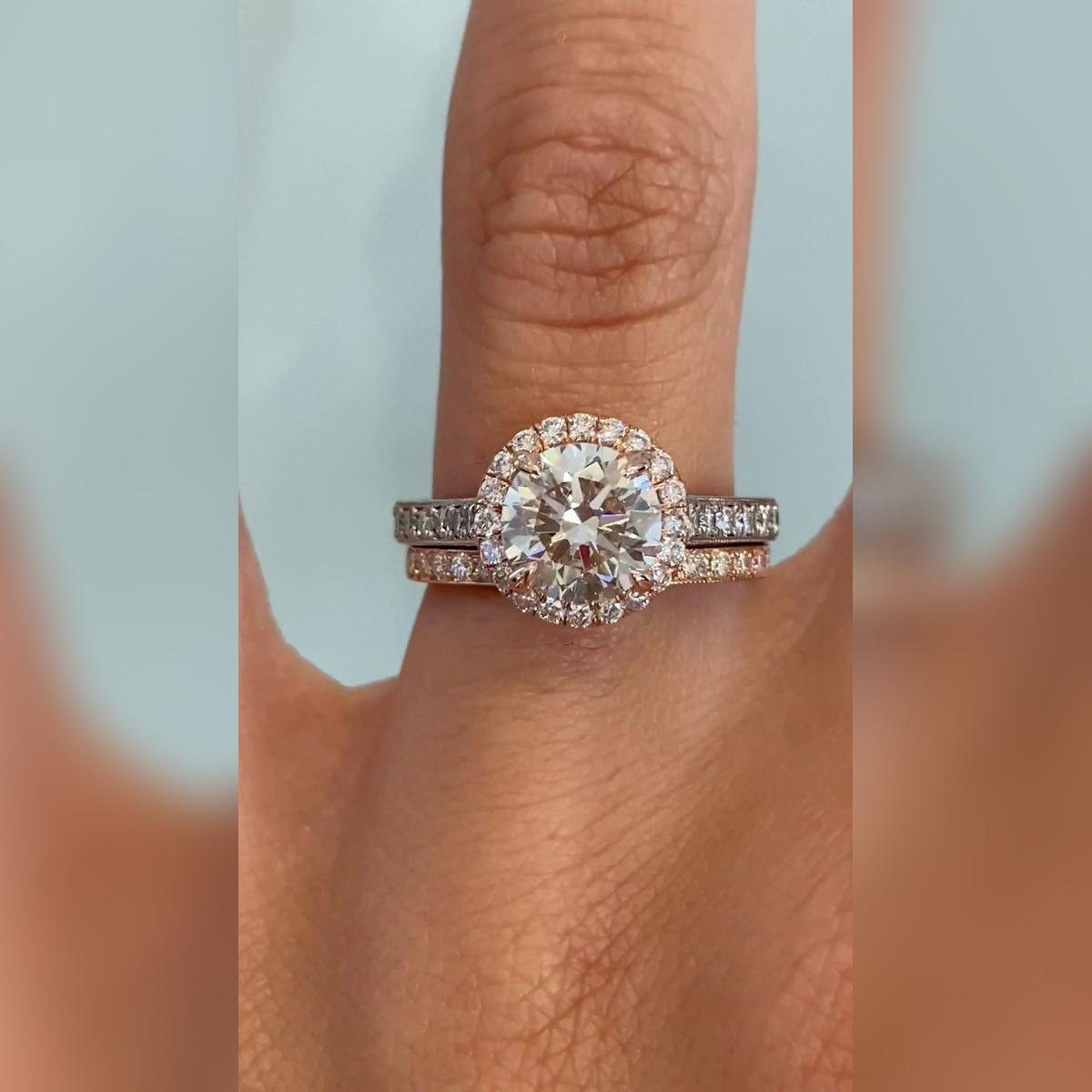 Maive Mixed Wedding Band Pairings