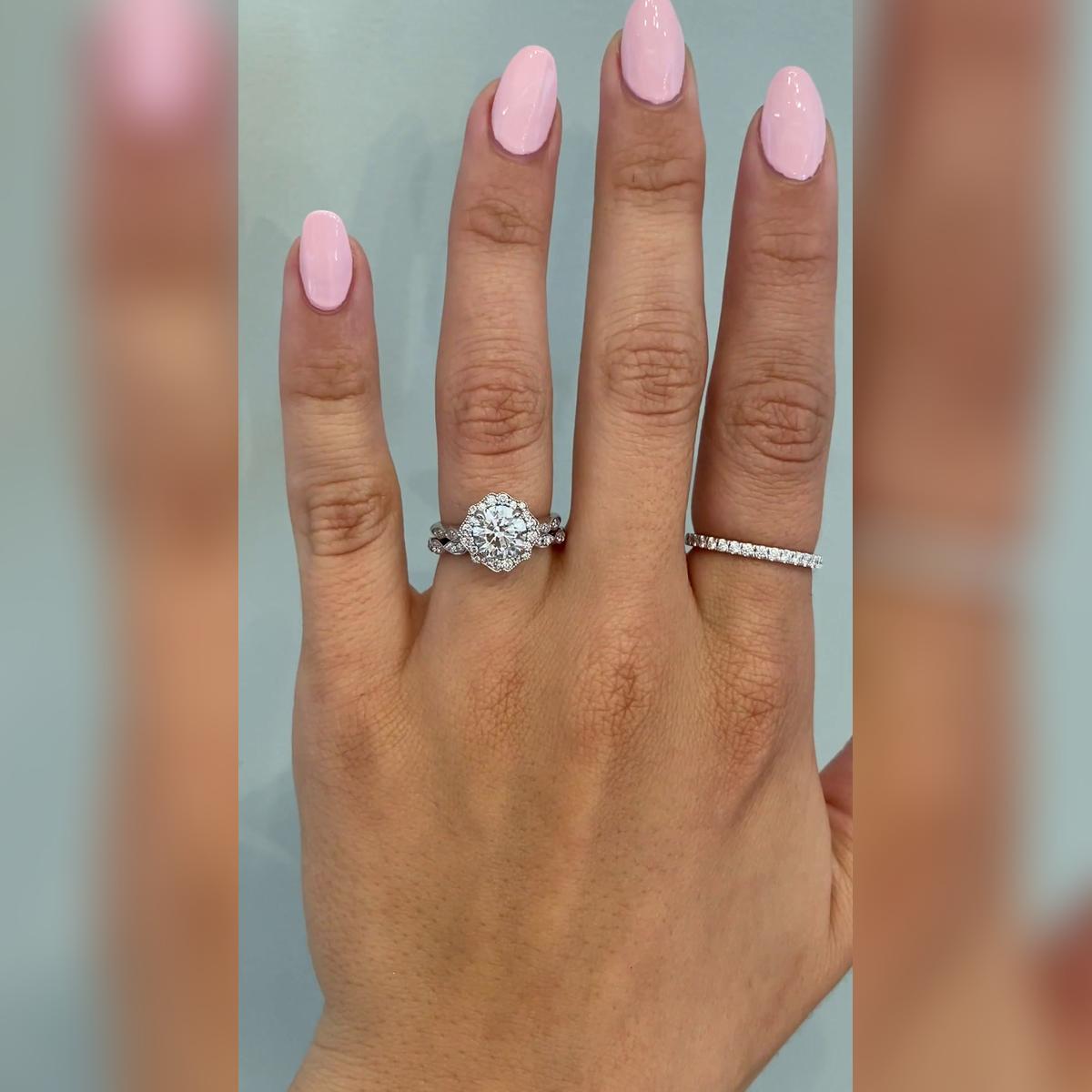 Margrette wedding band pairings