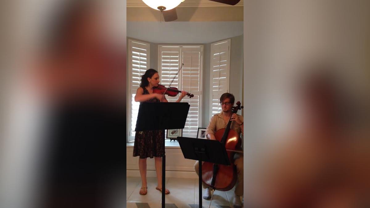 Violinist Duo V.F. (Preview Jesu Joy of Mans Desiring)
