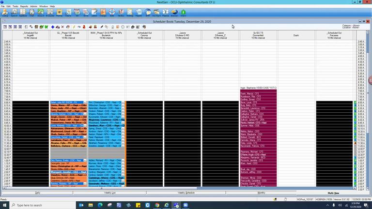 Rescheduling appointments- Nextgen Practice Management