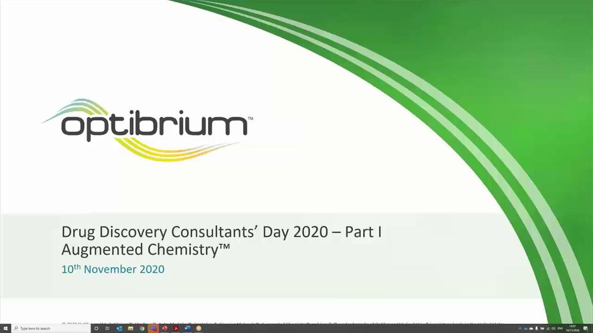 Drug Discovery Consultants Day 2020 Part I