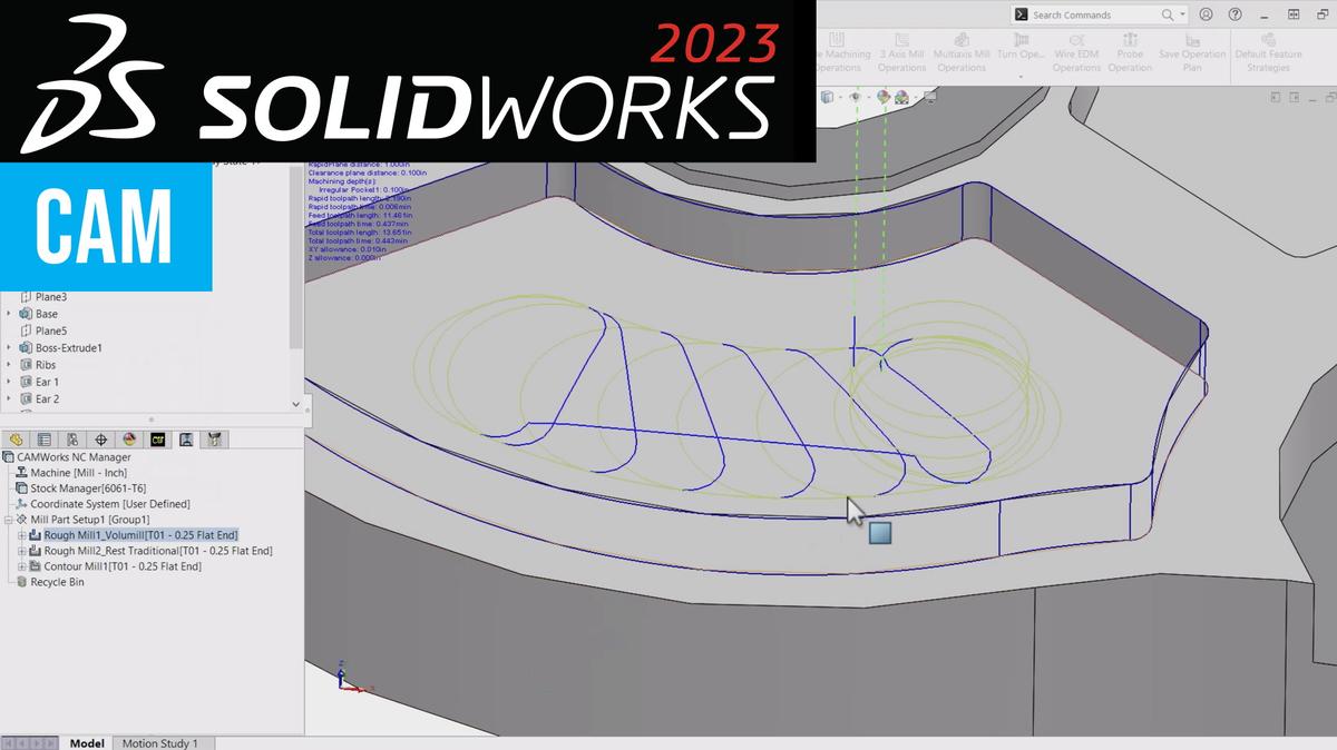 SOLIDWORKS 2023 Top Enhancements in SOLIDWORKS CAM