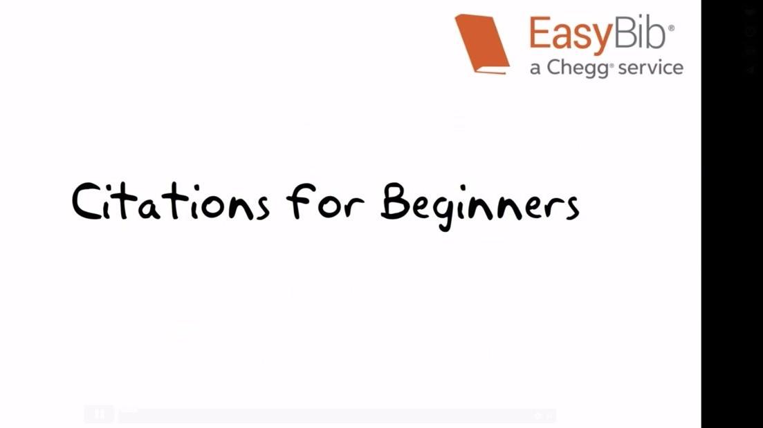 Citations for Beginners on Vimeo