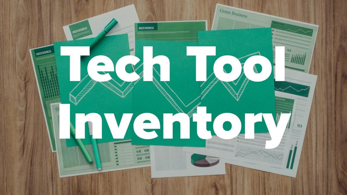 Tech Tool Inventory Form Introduction