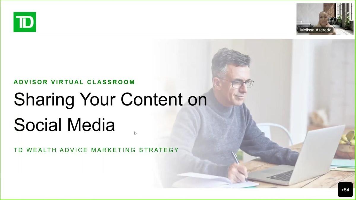 Advisor Virtual Classroom | Sharing your content on Social