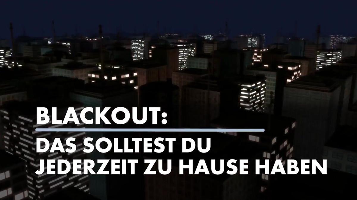 Blackout: Das solltest du jederzeit zu Hause haben