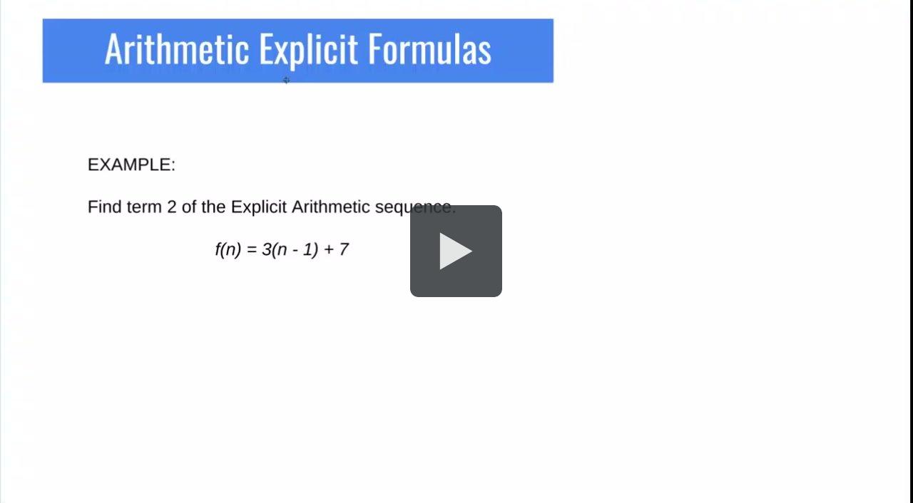 SM1 Review Arithmetic Explicit.mp4 Mountainheightsacademy