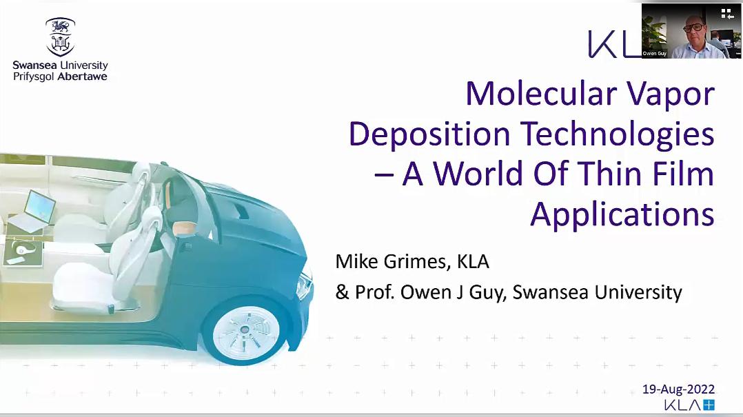 Thin Films & Coatings Symposium: Molecular Vapour Deposition Technologies: A World of Thin Film Applications