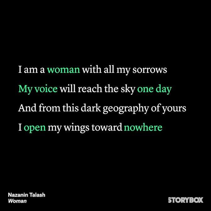 Women&#39;s Day Poem  by Nazanin Talash