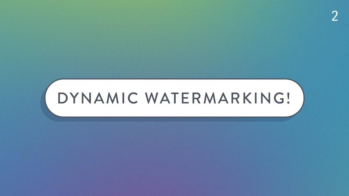 dynamic watermarking temp read