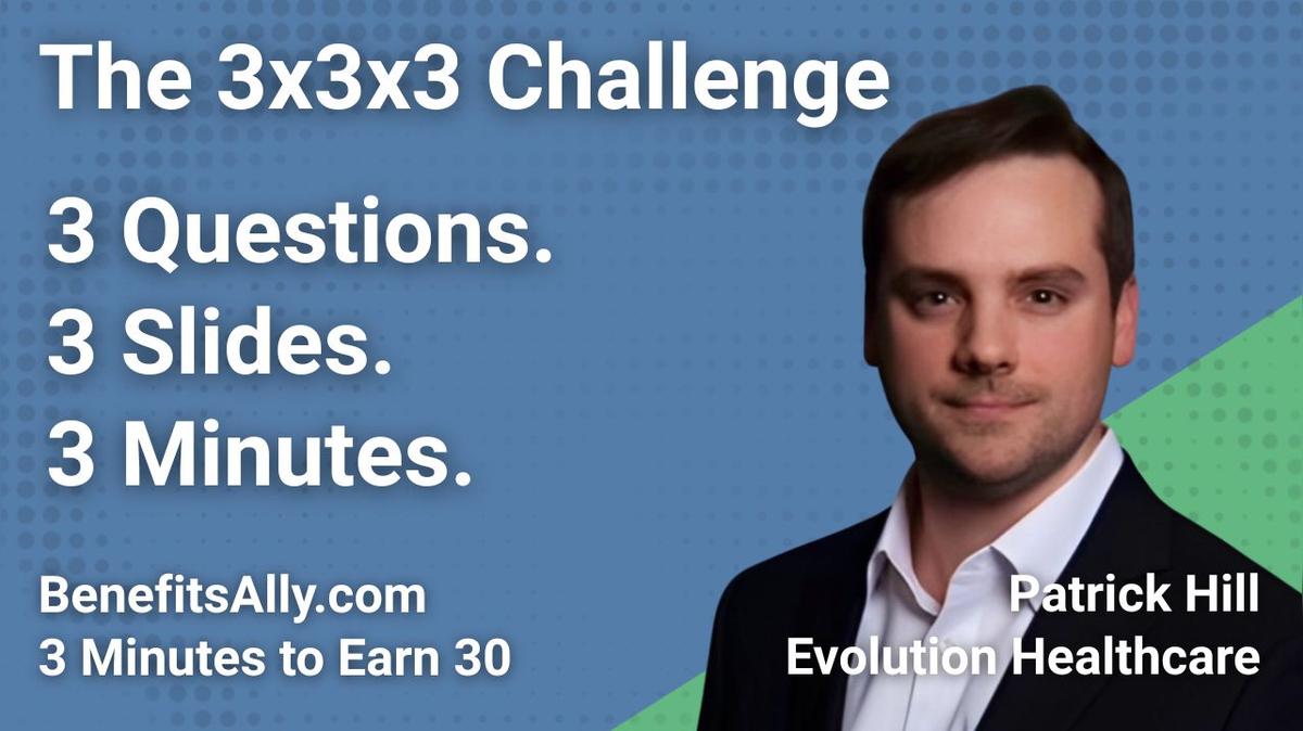 Evolution Healthcare - 3x3x3 Challenge with Patrick Hill