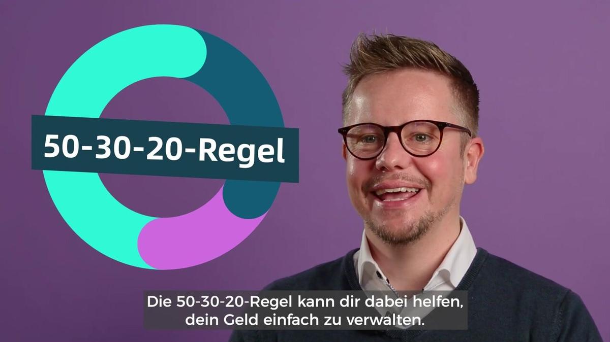 Sparen mit der 50-30-20 Regel