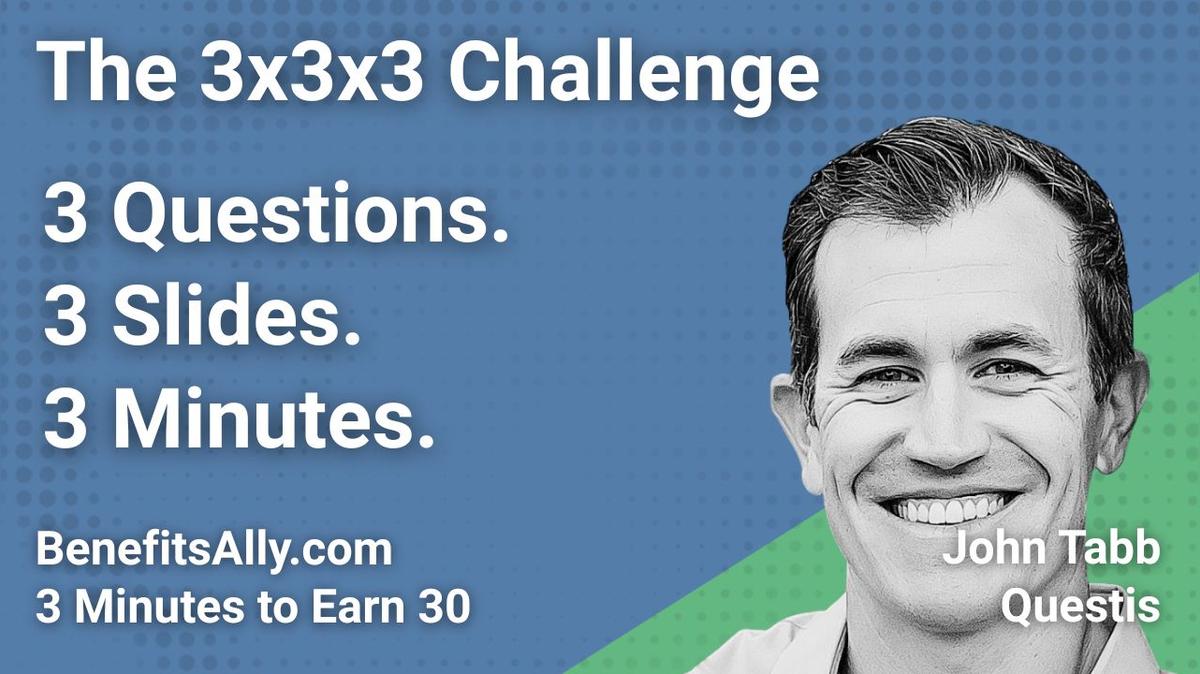 Questis - 3x3x3 Challenge with John Tabb