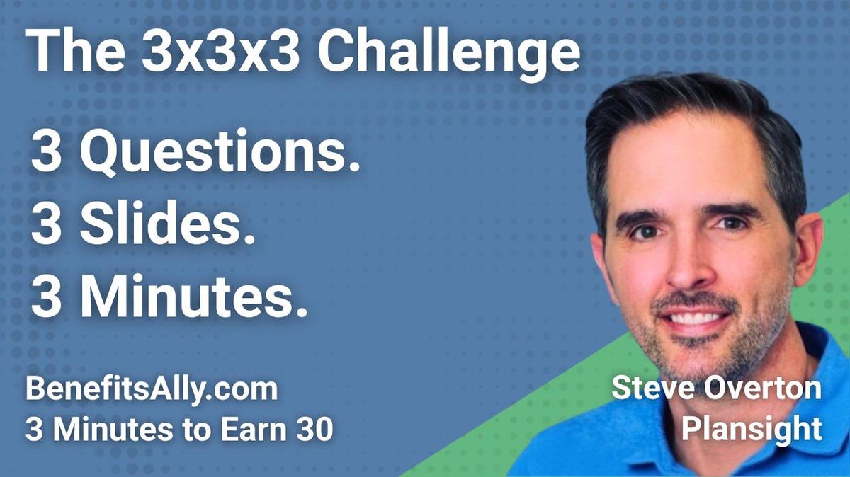 Plansight - 3x3x3 Challenge with Steve Overton