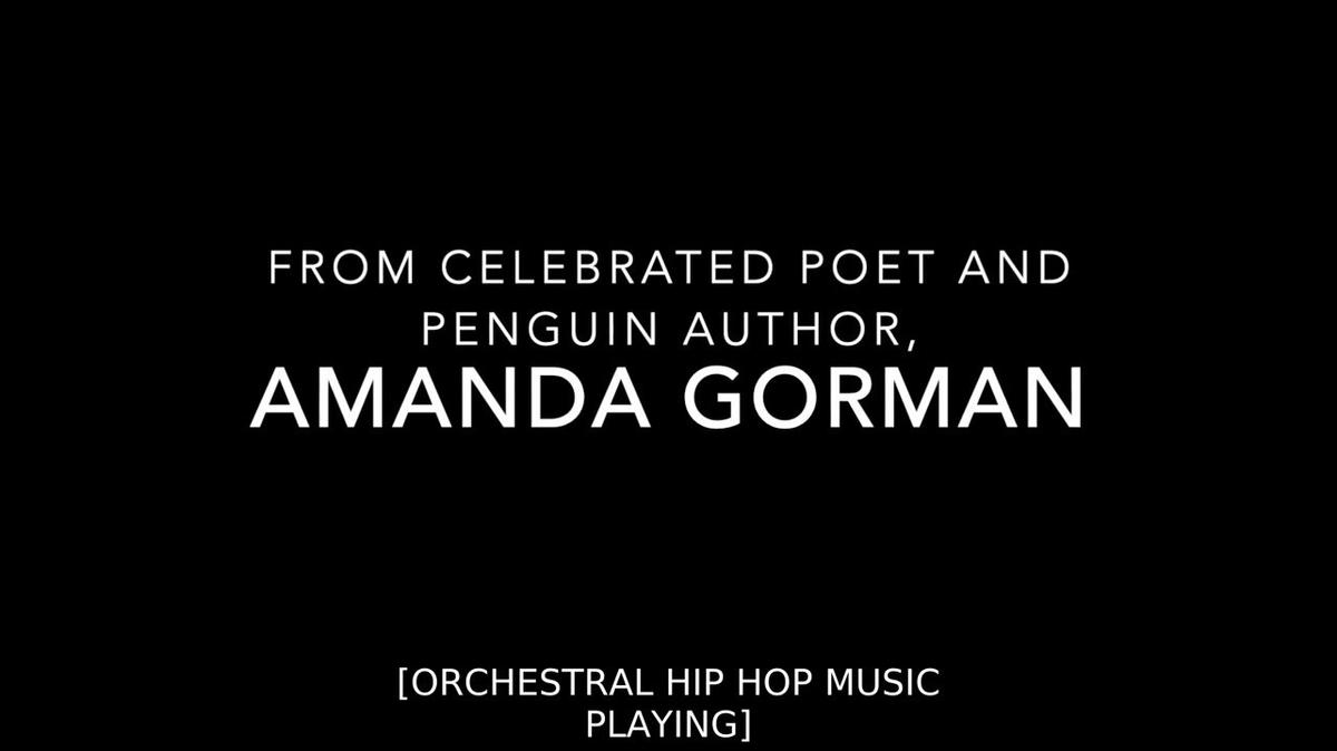 Amanda Gorman on Poetry