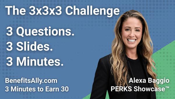 PERKS Showcase™ - 3x3x3 Challenge with Alexa Baggio