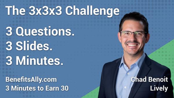 Lively - 3x3x3 Challenge with Chad Benoit