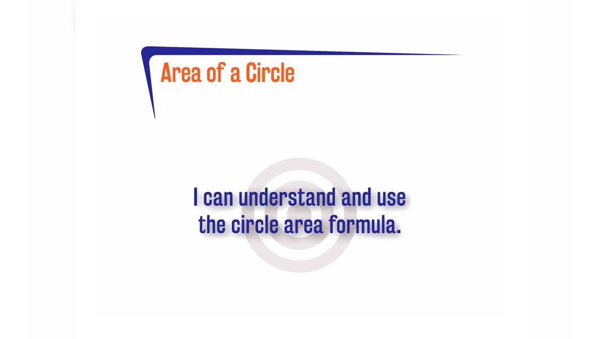 FLSP 2A.8.2 Area of a Cirlce