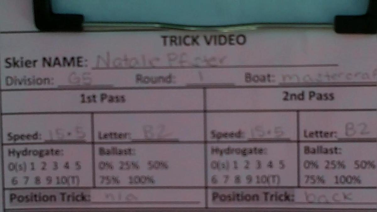 Natalie Pfister G5 Round 1 Pass 1