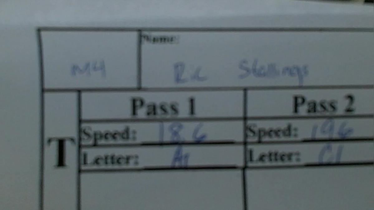 Ric Stallings M4 Round 1 Pass 1