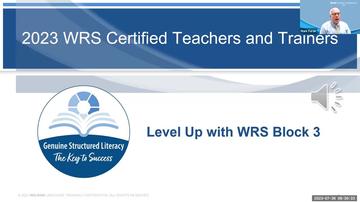Level Up with WRS Block 3