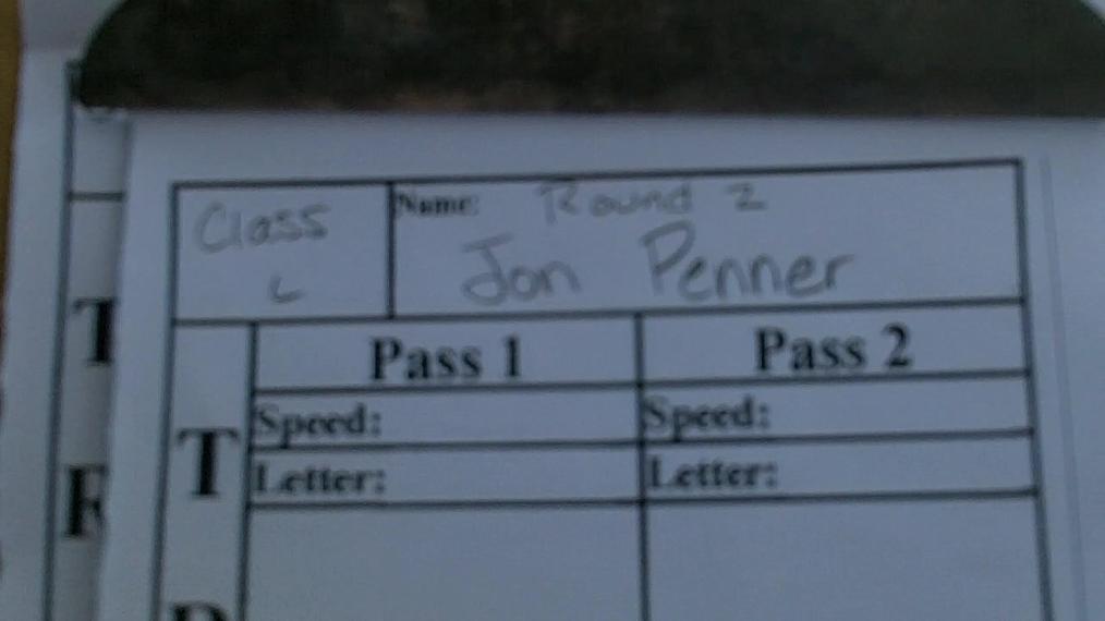 Jon Penner M6 Round 2 Pass 2