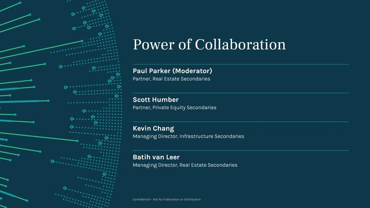 Secondaries Annual Meeting | The Power of Collaboration