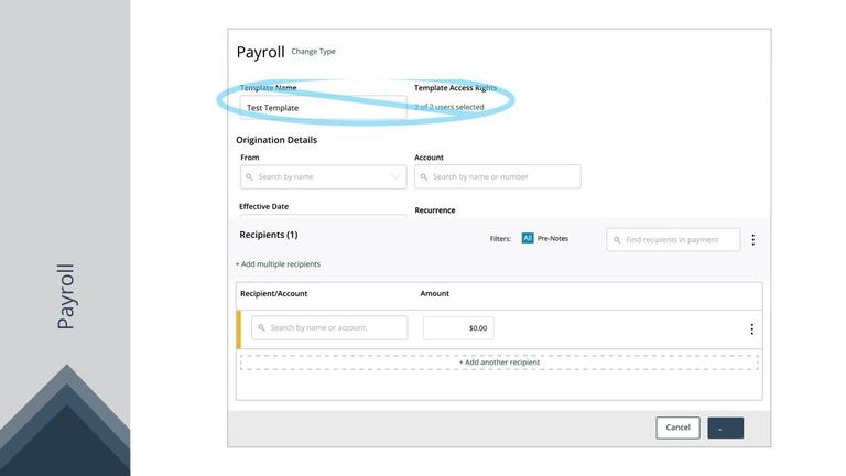 Creating Payroll, Multiple, &amp; Split Payments