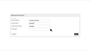 Adding, Editing, or Deleting an Account