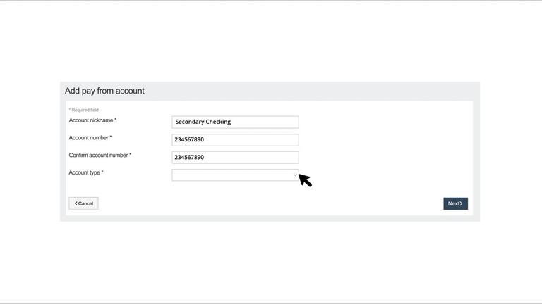 Adding, Editing, or Deleting an Account