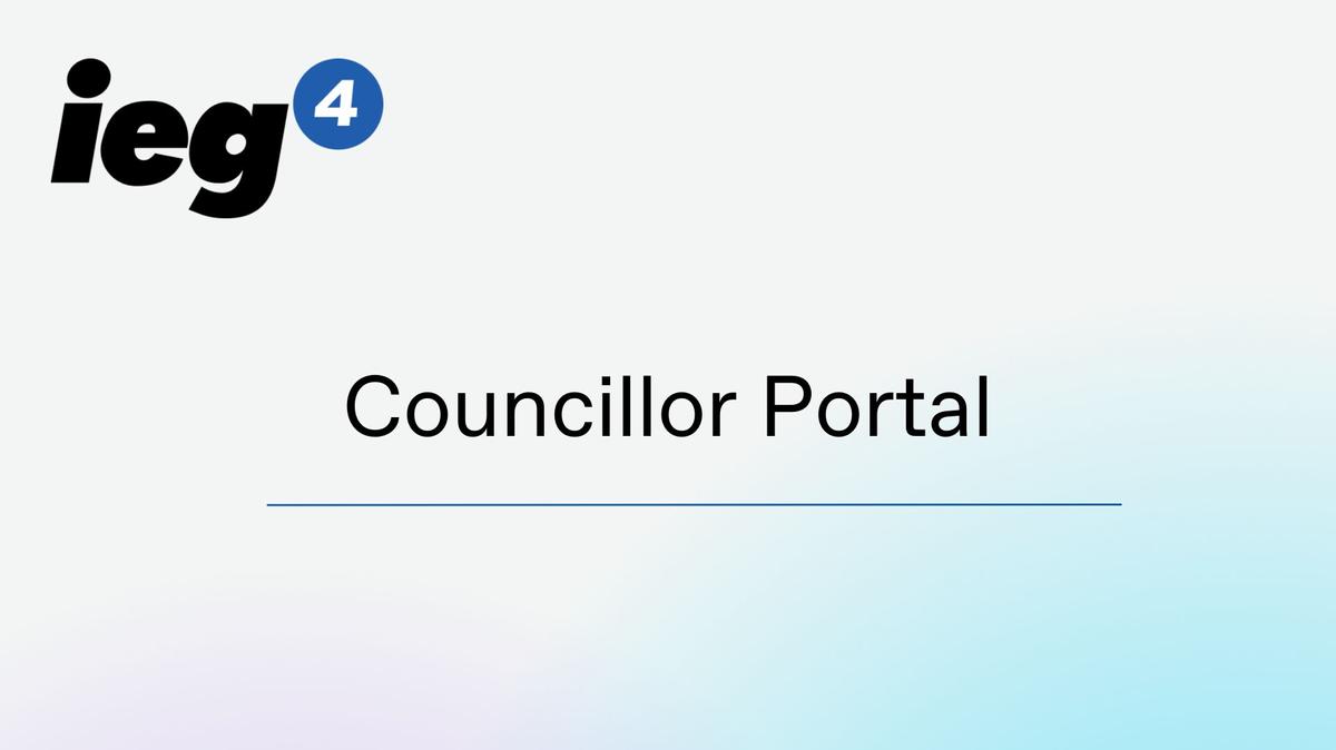 OneVu: Councillor Portal