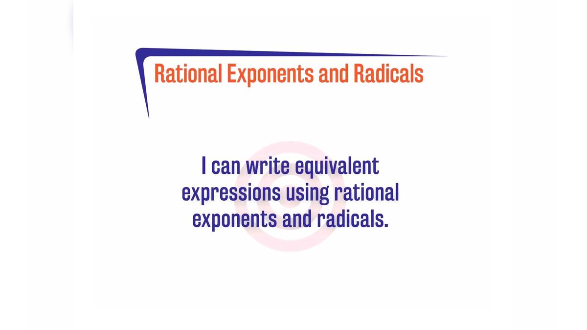 FLSP A.5.2 Rational Exponents and Radicals