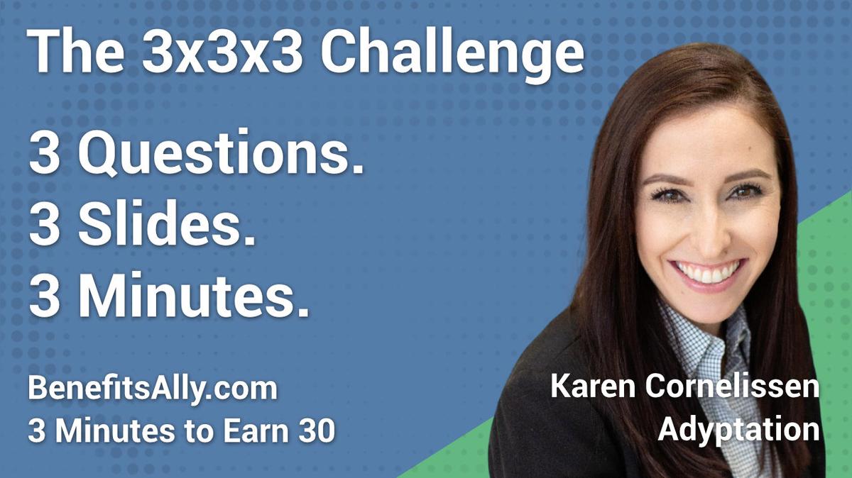 Adyptation - 3x3x3 Challenge with Karen Cornelissen