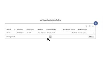 ACH Authorization Rules