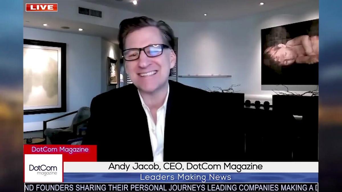 Andy Jacob CEO DotCom Magazine Interview Introduction of George Dunn President CRE8 Independent Consultants