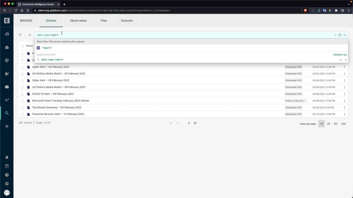 Using Workspaces to Manage Threat Actor Intelligence
