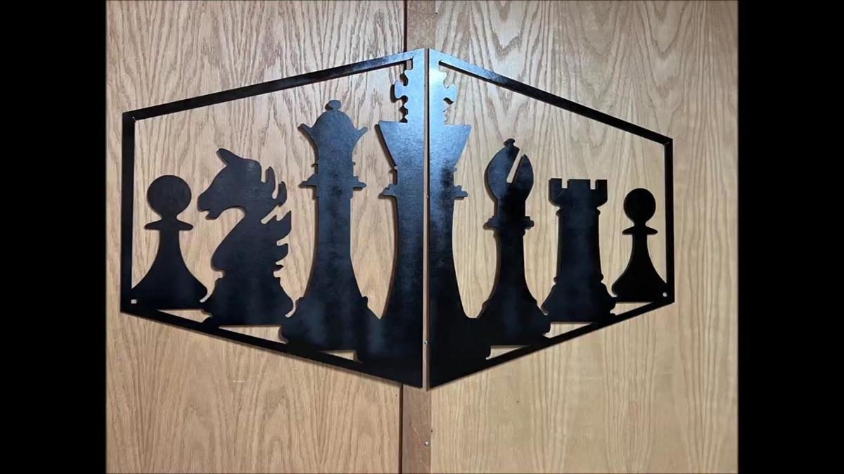 digitize wall art chess players