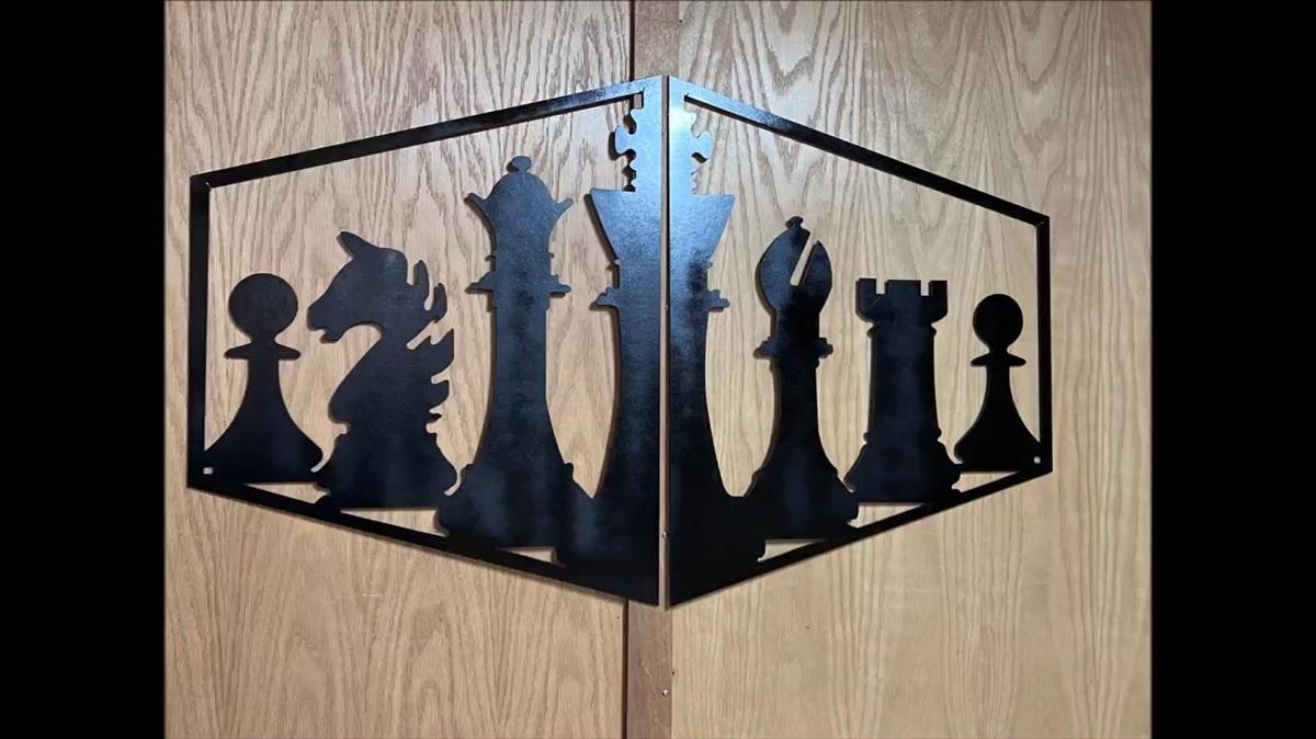 digitize wall art chess players