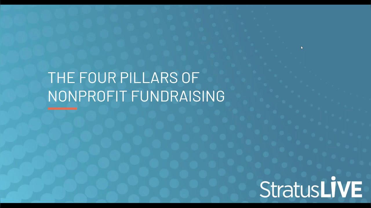 The Four Pillars of Great Non-Profit Fundraising